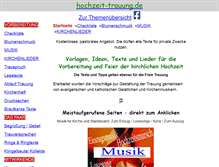 Tablet Screenshot of hochzeit-trauung.de